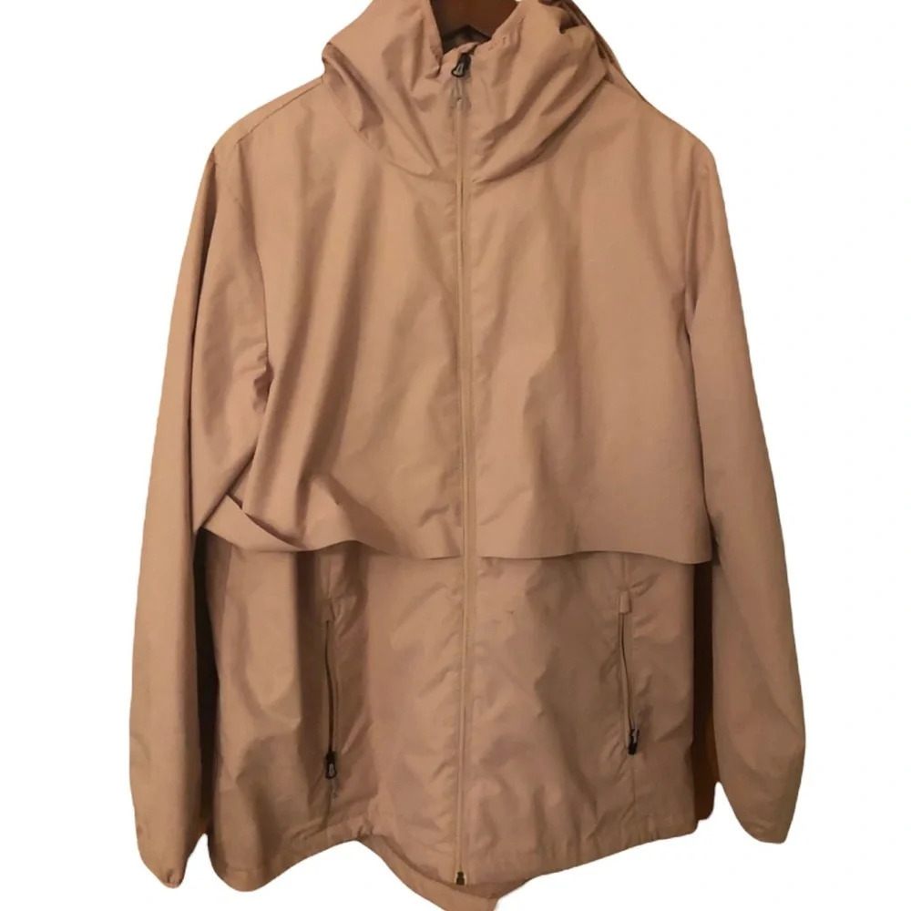 Champion soft pink zipper windbreaker waterproof hoodie
rain jacket light weight